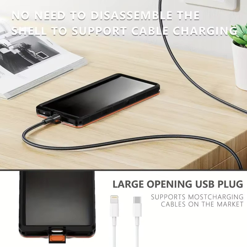 Shellbox wasserdichte Handyhülle für 6,9 Zoll Smartphones wie iPhone, Samsung und Huawei in Weiß für Unterwasserfotografie und Outdoor-Aktivitäten - Bild 5