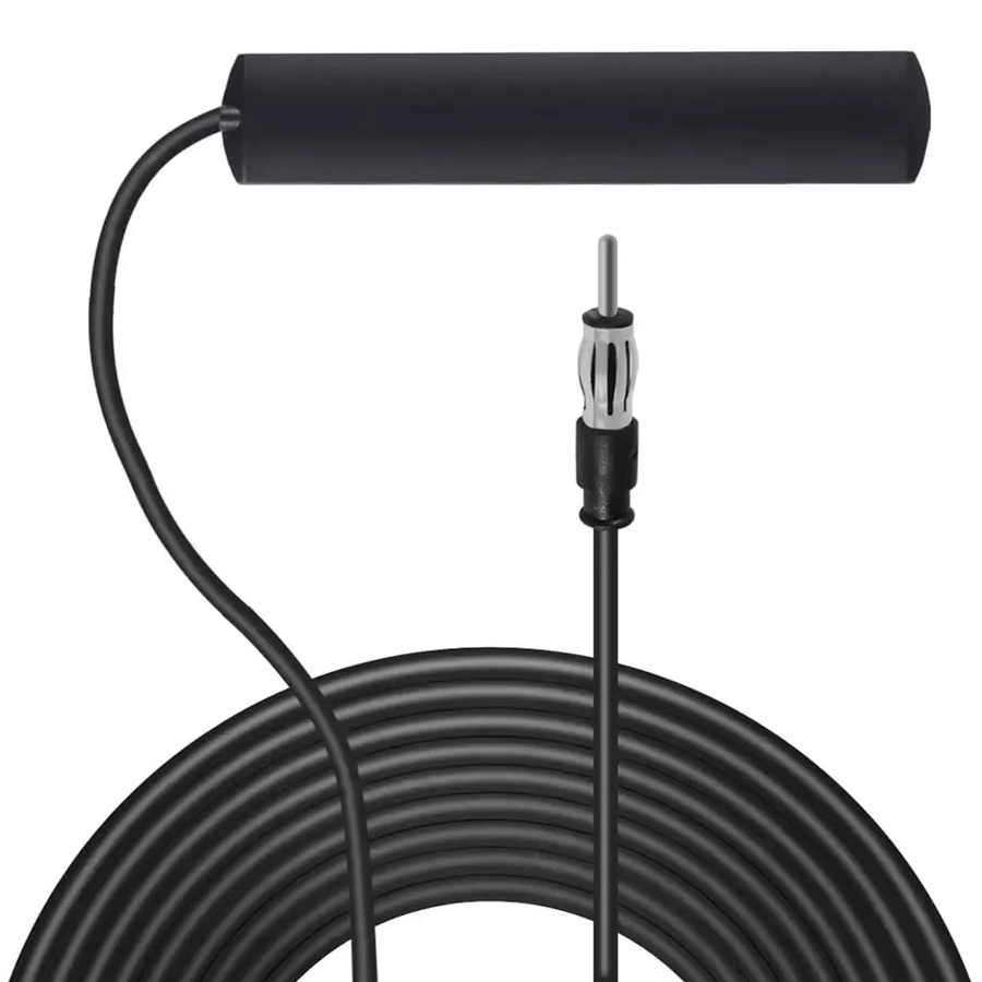 QXNY Universal FM-Antenne mit Signalverstärker für Auto, Boot und RV, Schwarz, Länge: 3 m - Bild 4