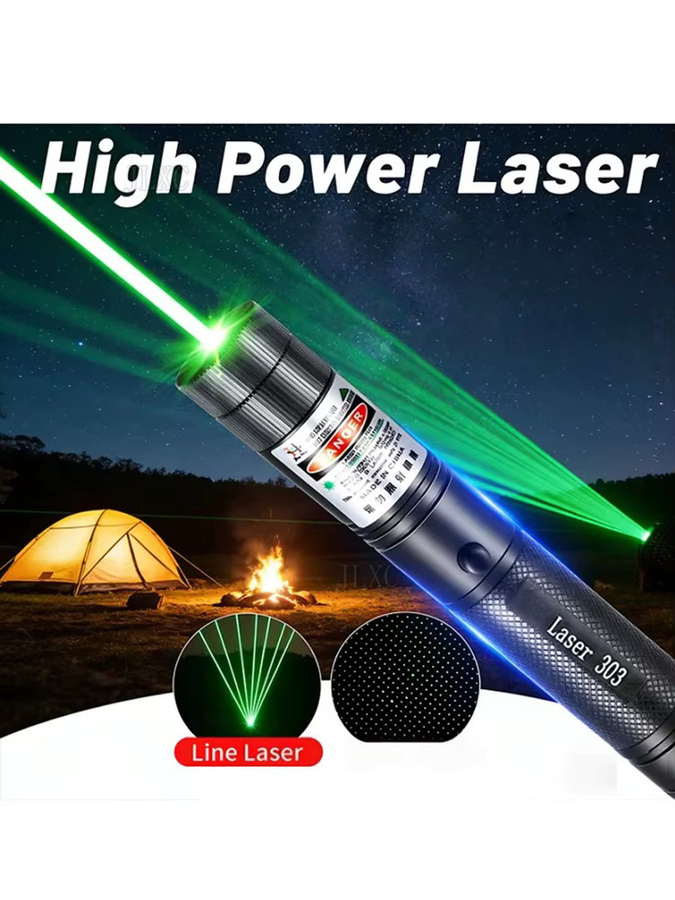 YTYIN Grüner Laserpointer, Automatisches Katzenspielzeug mit Laserfokus, Einstellbarer Laserpointer - Bild 4