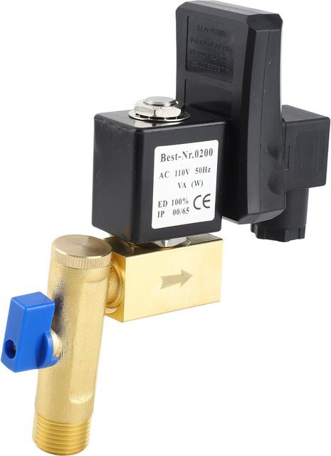 WALFRONT Automatisches elektronisches zeitgesteuertes Ablassventil G1/2 DN15 für das Kondensatmanagement von Luftkompressoren, Mehrfarbig - Bild 1