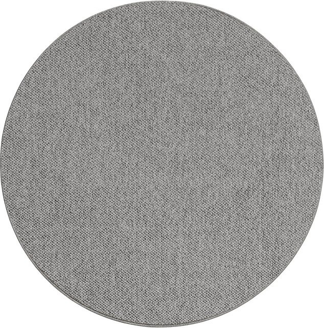Ayyildiz Flachgewebeteppich Helix Rund Silber Durchmesser: 120 cm - Bild 1