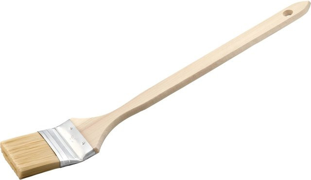 LUX-TOOLS Heizkörperpinsel aus Holz, Mehrfarbig, Breite: 7,5 cm - Bild 1
