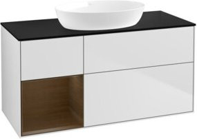 V&B Waschtischunterschrank Finion in Weiß lackiert, Breite: 120 cm, Tiefe: 50,1 cm, Höhe: 50,1 cm - Bild 1