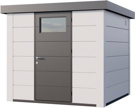 Telluria Gerätehaus Classico in Weiß, B/H/T: 258 x 219 x 258 cm - Bild 1