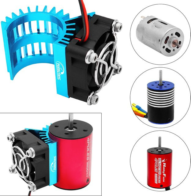 JOCESTYLE RC-Motor-Kühlkörper mit 5V-Lüftermotor, Radiator-Zubehör - Bild 1