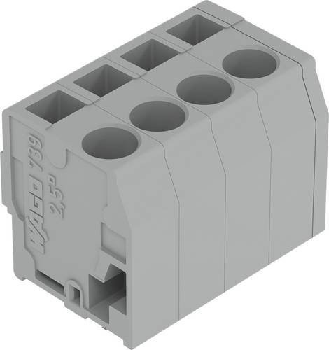 WAGO Leiterplattenklemme 739-105/000-023 in Grün und Grau, 180 Stück - Bild 1