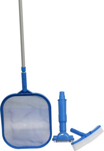 SUMMER FUN Manueller Bodensauger Blau mit Breite: 39 cm für Pools mit Kartuschenfilter - Bild 1