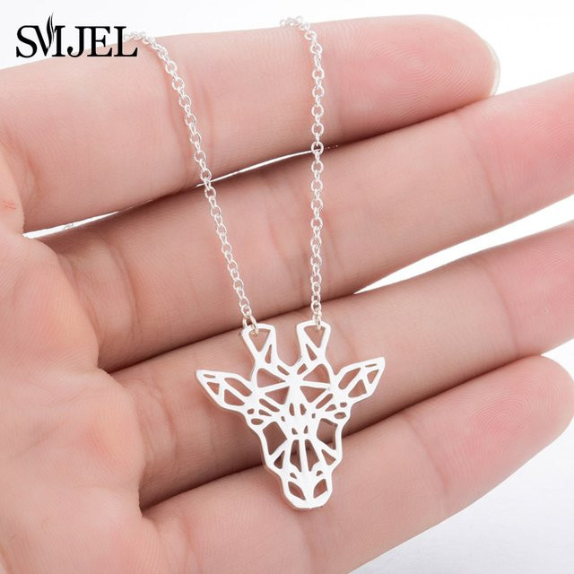 SMJEL Halskette, Giraffe, Silber, Kinder - Bild 1