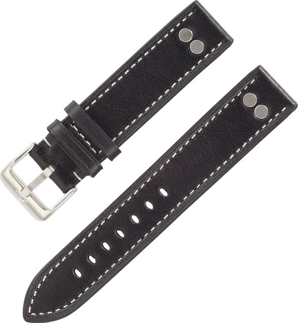 Laco Uhrenarmband Leder, 22 mm - Bild 1