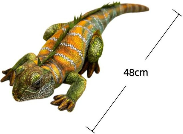 Yiran toy Simulierte Eidechsen Plüschtiere, 48cm, Bunt / Mehrfarbig - Bild 1