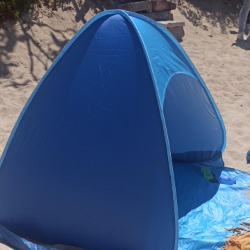 Binchi Outdoor Faltbares Strandzelt für Kinder und Familien, ultraleicht und vollautomatisch, Blau, B/T/H: 150 x 165 x 110 cm - Bild 3