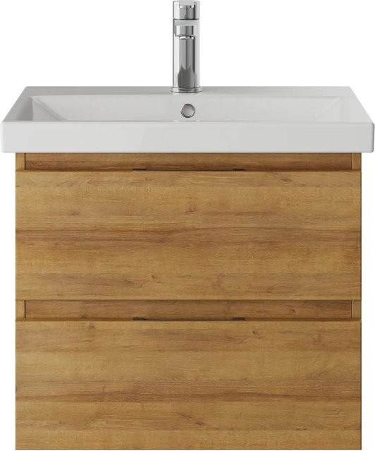 Pelipal Waschbeckenunterschrank Serie 4035 Riviera Eiche Breite: 56 cm - Bild 1