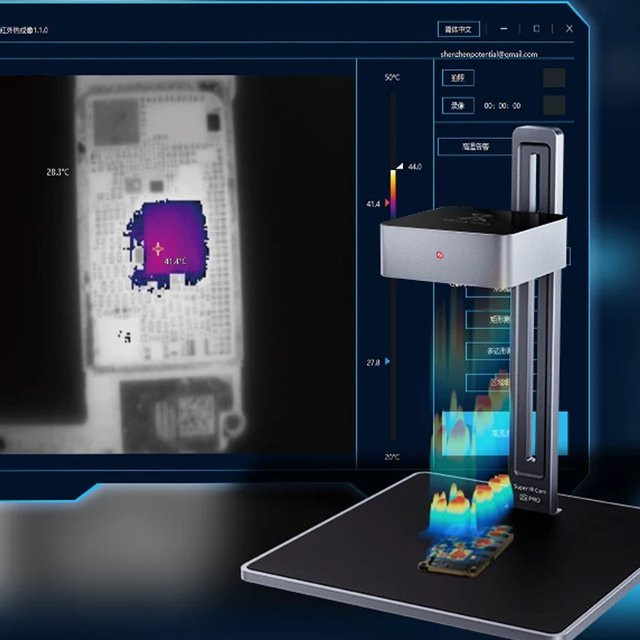 QIANLI MEGA-IDEA Wärmebildkamera Super IR Cam 2S Pro zur Diagnose von Kurzschlüssen auf Hauptplatinen und PCBs - Bild 1