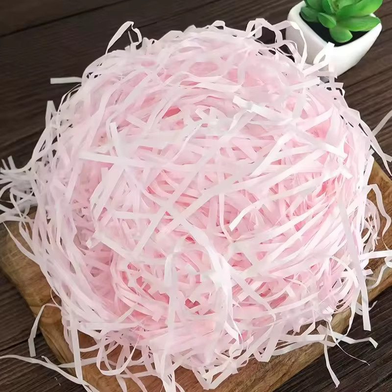 ZYF Dekopapier als Füllmaterial für Geschenkboxen, geschreddertes Papier in Weiß, Schwarz und Rosa, 20 g pro Beutel - Bild 2