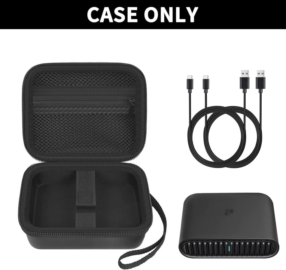 Schutzhülle in Schwarz kompatibel mit TP-Link Ultra-Portable Wi-Fi 6 AX1500 Reise-Router TL-WR1502X - Bild 2