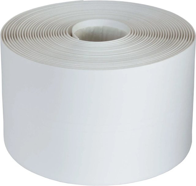 Dalsys Selbstklebendes Dichtungsband aus PVC in Weiß, wasserdichtes Fugendichtband, Breite: 6 cm, Länge: 5 m - Bild 1