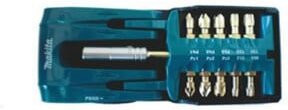Makita Torsion Bit-Set 11-teilig in Blau (B-28597) - Bild 1