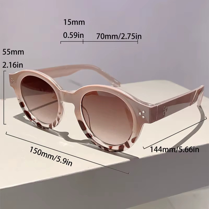 Kammpt Sonnenbrille, rund, Vollrand, Kunststoff, multicolour, Damen - Bild 2