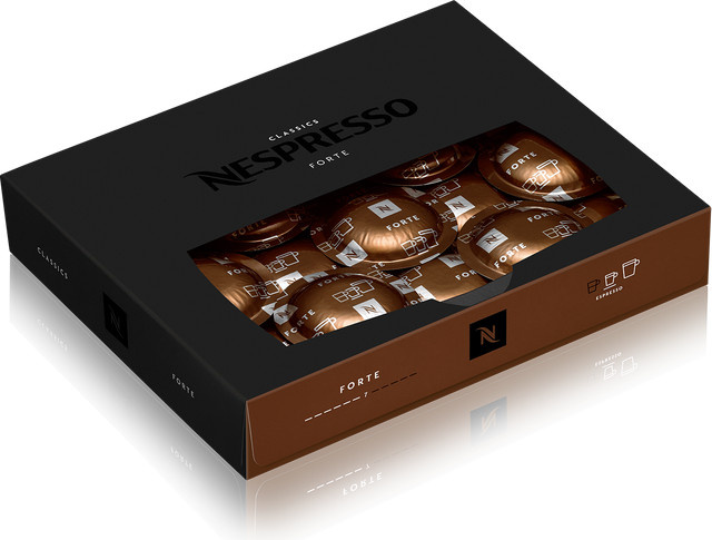 Nespresso Forte Extra, Arabica-Robusta-Mischung, Kaffeekapseln, 50 Stück - Bild 1