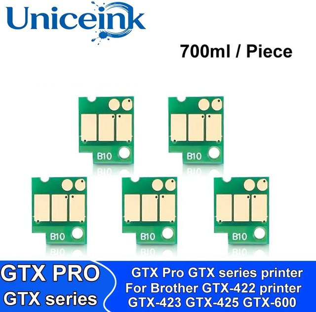 Brother Einweg-Chip für GTX-422 GTX-423 GTX-425 GTX-600 GTX PRO Tintenbeutel 700ml - Bild 1