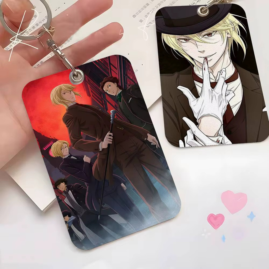 Schlüsselanhänger Leder, Anime M-Moriarty The Patriot, Kartenhalter - Bild 2