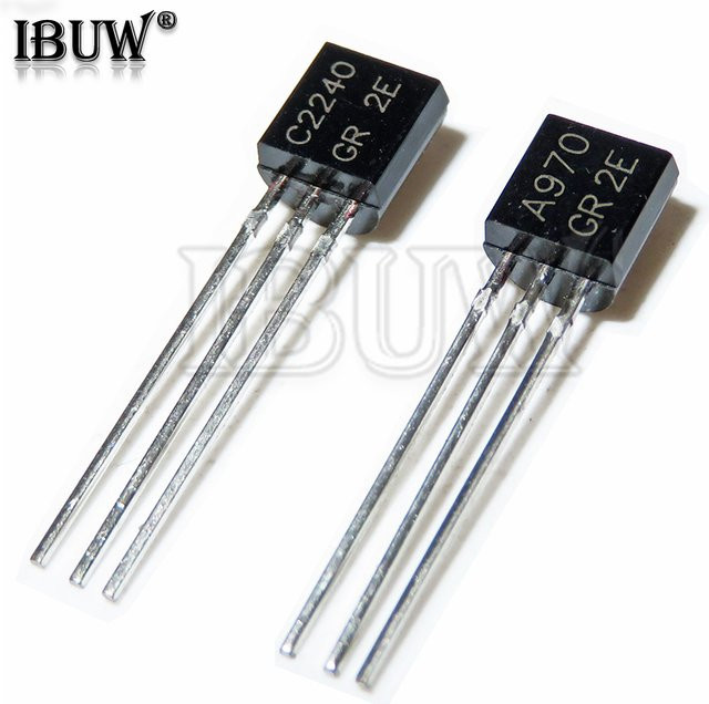 50er Set Transistoren TO92 in Schwarz IBUW mit Modellen 2SA1015 2SA1266 2SA733 2SC1815 2SC3198 2SC3355 2SC945 2SD965 2SA970 2SC2240 2SA992 2SC1845 - Bild 1