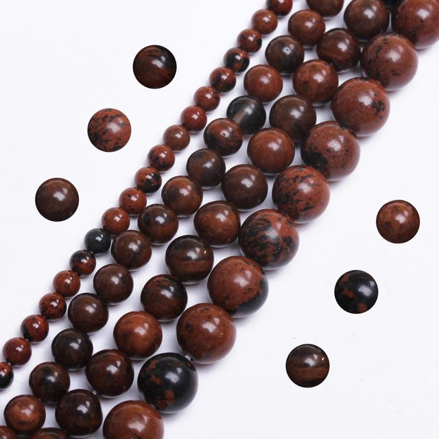 Perlen Naturstein, rund, 4 mm - Bild 1
