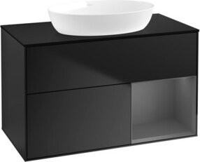 V&B Waschtischunterschrank Finion 100 Wandbeleuchtung in lackierter Ausführung B/T/H: 100 x 50,1 x 50,1 cm - Bild 1