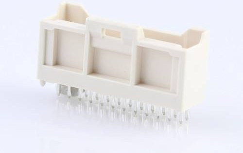 Molex Stiftgehäuse-Platine Polzahl 24, Farbe: Weiß, Rastermaß: 2,00 mm, Artikelnummer: 5016452420 - Bild 1