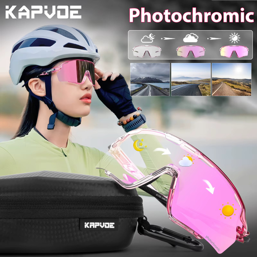 KAPVOE Sonnenbrille Photochrome, Unisex, Kunststoff, Wrap - Bild 2