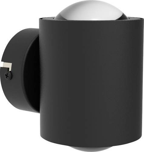 LightMe LM85813 LED-Wandleuchte GX53 10W Schwarz mit Up-Down-Effekt - Bild 1