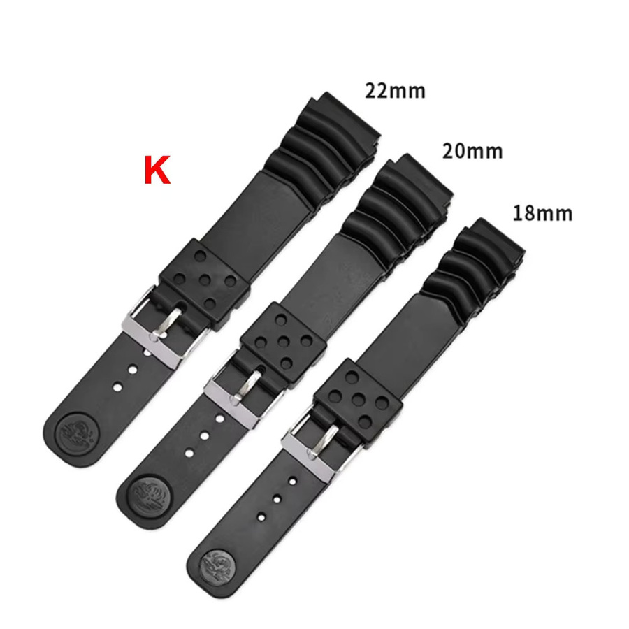 Casio Uhrenarmband Silikon, Schwarz, Herren - Bild 2