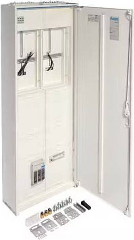 Hager Wandler- und Messschrank FP92W3N in Weiß, B/T/H: 160,0 x 55,0 x 140,0 cm - Bild 1