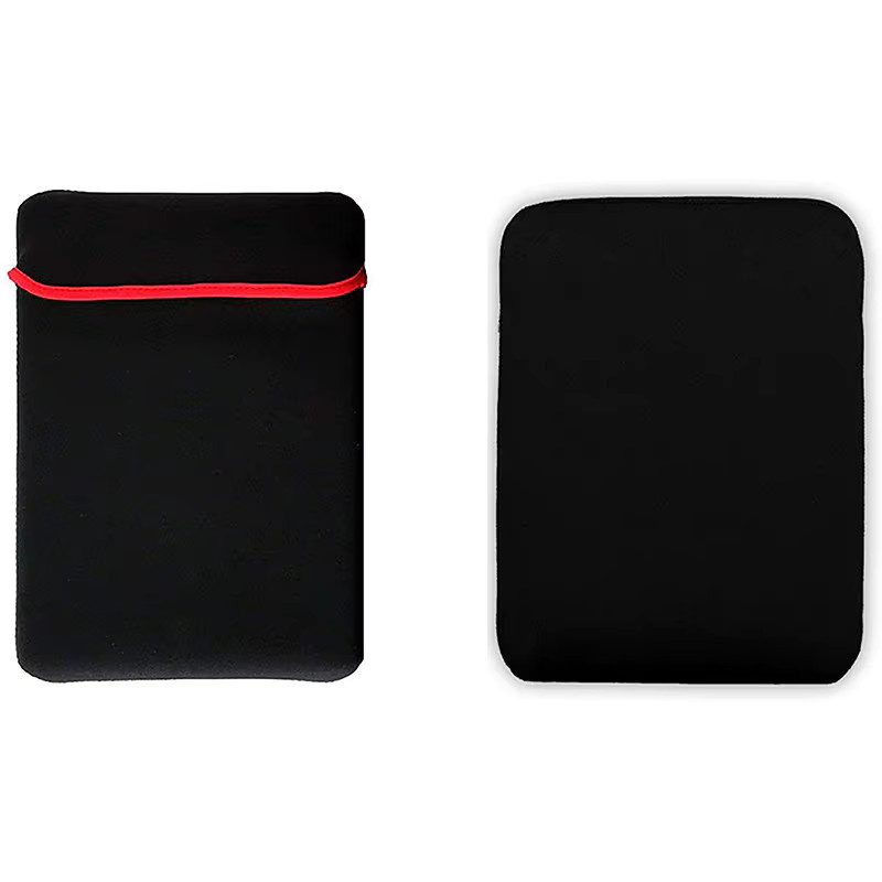 ESHYLALA Tablet und Laptop Schutzhülle aus Neopren mit Reißverschluss, Schwarz, für 7 bis 14 Zoll - Bild 3