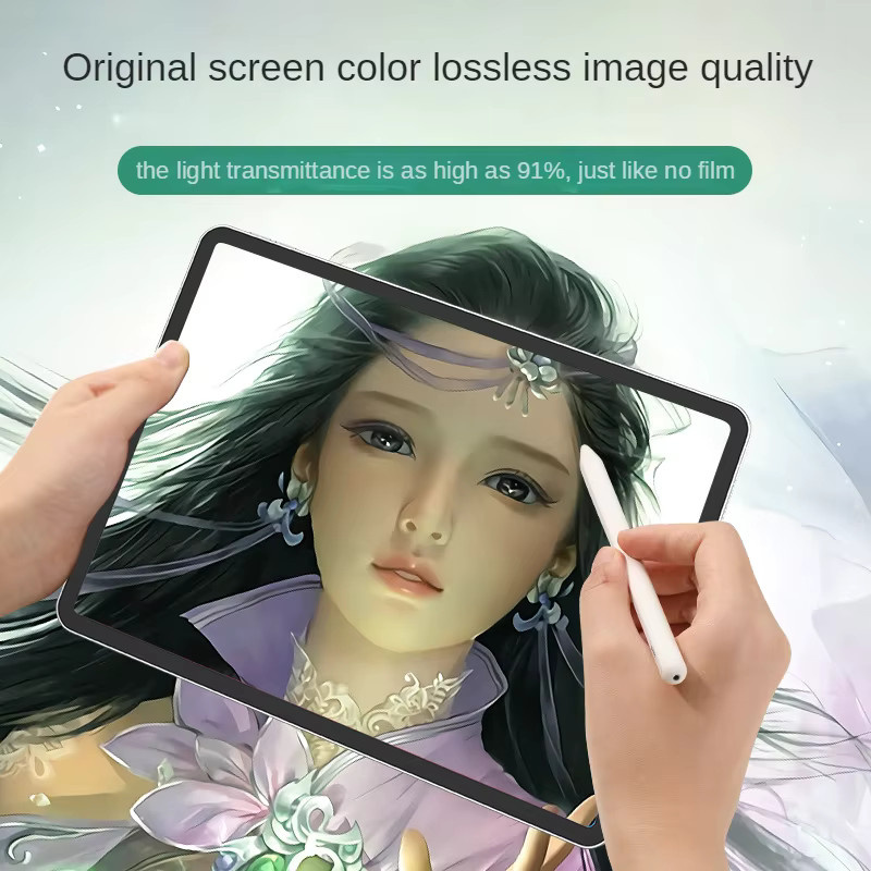 ZNOVAY Magnetischer Papier-Displayschutz für iPad Air 5 2022 und iPad Pro 11, transparent und abnehmbar - Bild 2