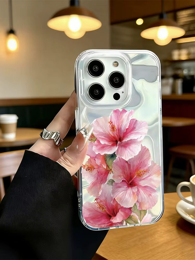 Stoßfeste Handyhülle für Xiaomi Redmi Note 15 14 13 Pro 12 11 9 8 A3 A1 15C 14C 13C mit Lilien-Blumen-Kunstdesign und koreanischem Muster in Multicolour - Bild 5