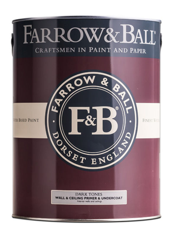 Farrow & Ball Wall & Ceiling Primer & Undercoat für dunkle Töne, wasserbasiert, Grau, 5 l - Bild 2