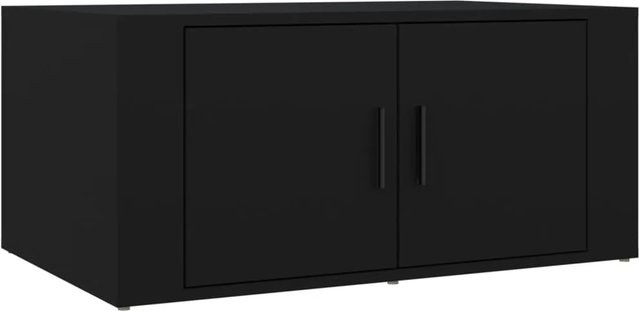 vidaXL Couchtisch aus Holzwerkstoff in Schwarz, B/T/H: 80 x 50 x 36 cm - Bild 1
