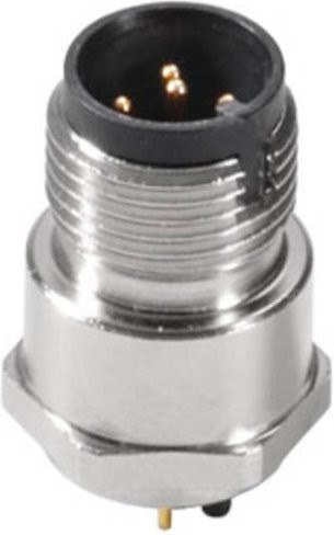 Weidmüller Sensor-/Aktor-Einbausteckverbinder 1259470000 in Silber, 10 Stück - Bild 1