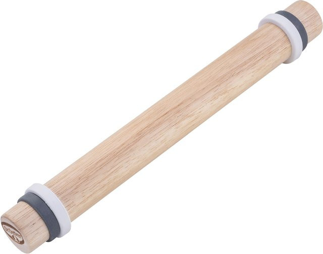 Dr. Oetker Rollholz mit Distanzringen, 5-teiliges Set, grau-weiß, verstellbar und spülmaschinenfest - Bild 1