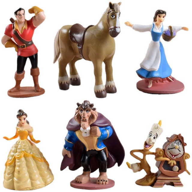 Hasbro Disney Die Schöne und das Biest, Actionfigur, 6-teiliges Set - Bild 1