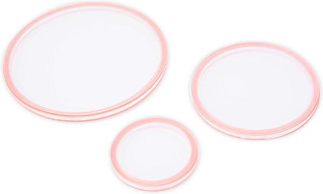 Sizzix Making Essential Shaker Panes Circles, 3er Pack, transparent - Bild 1