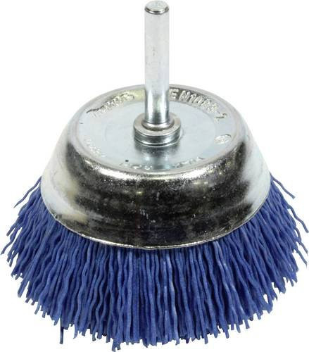 Makita Topfbürste D-45559 aus Nylon in Blau für Holz und Metall, Durchmesser: 75 mm - Bild 1