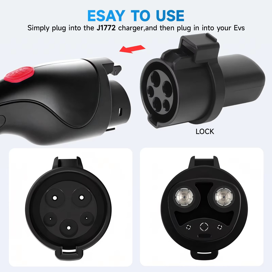 CNSPEED Adapter für Tesla Modell X Y 3S Elektrofahrzeuge Typ 1 J1772 Ladestecker Umwandlung - Bild 5