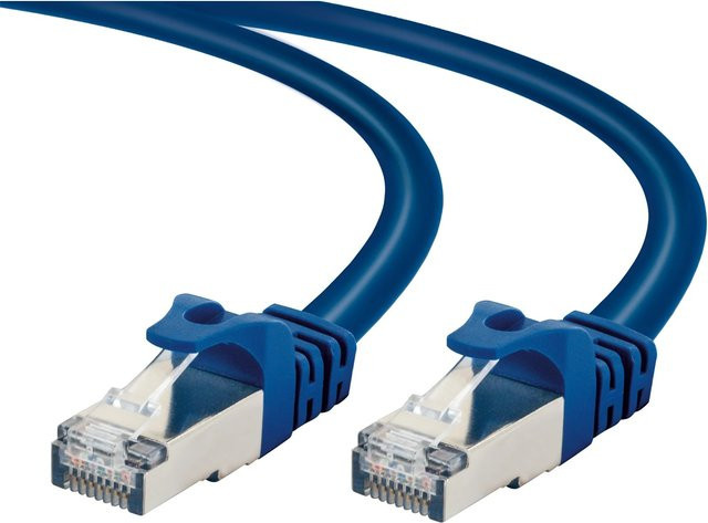 Schwaiger CAT8 Netzwerkkabel S/FTP Ethernet LAN in Blau, 5 m - Bild 2