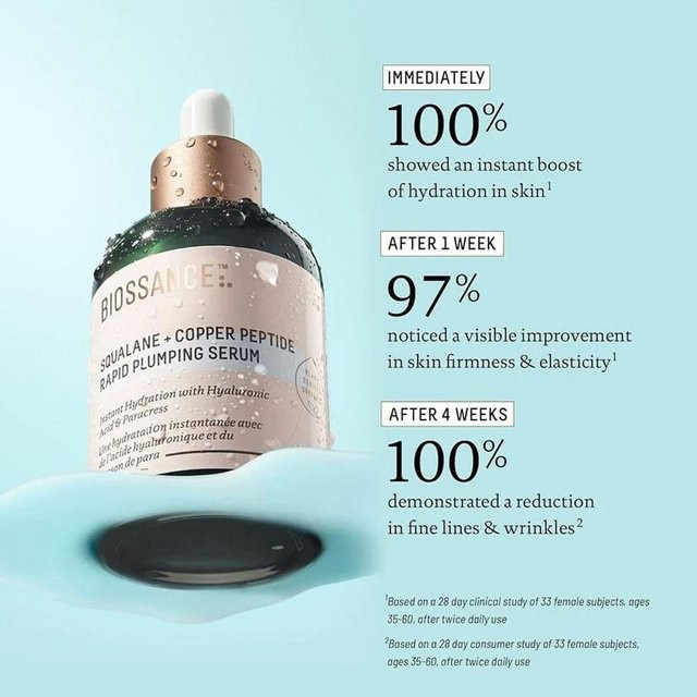 Biossance Serum mit Kupferpeptid und Vitamin C, Unisex - Bild 1