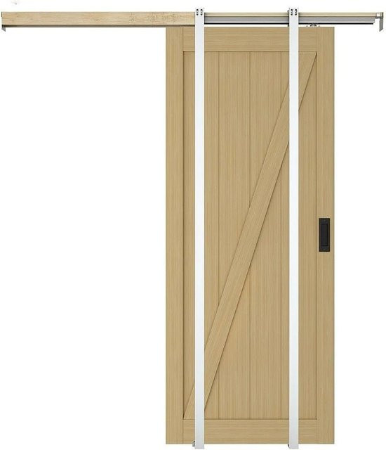 Vente-unique Schiebetür Balerma in Naturfarben Hell Beige, Breite: 63 cm - Bild 1