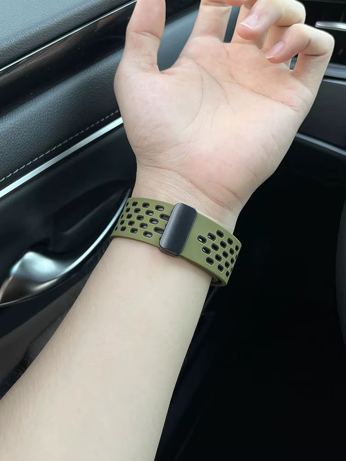 NEY Uhrenarmband Silikon, Schwarz, Unisex - Bild 2