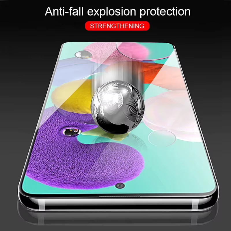 Samsung Display Schutzfolie aus gehärtetem Glas, transparent, passend für A17 5G, A56, A55, A54, A16, A15, A14, A53, A13, A12, A07, A06, A05s, A52, A72, A73, A71, A51 - Bild 4