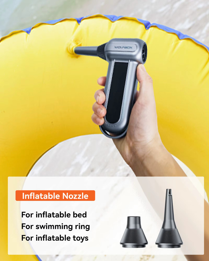 WOLFBOX MF100 Druckluftzerstäuber in Gold, wiederaufladbares elektrisches Luftgebläse mit 150000 RPM Super Power - Bild 4